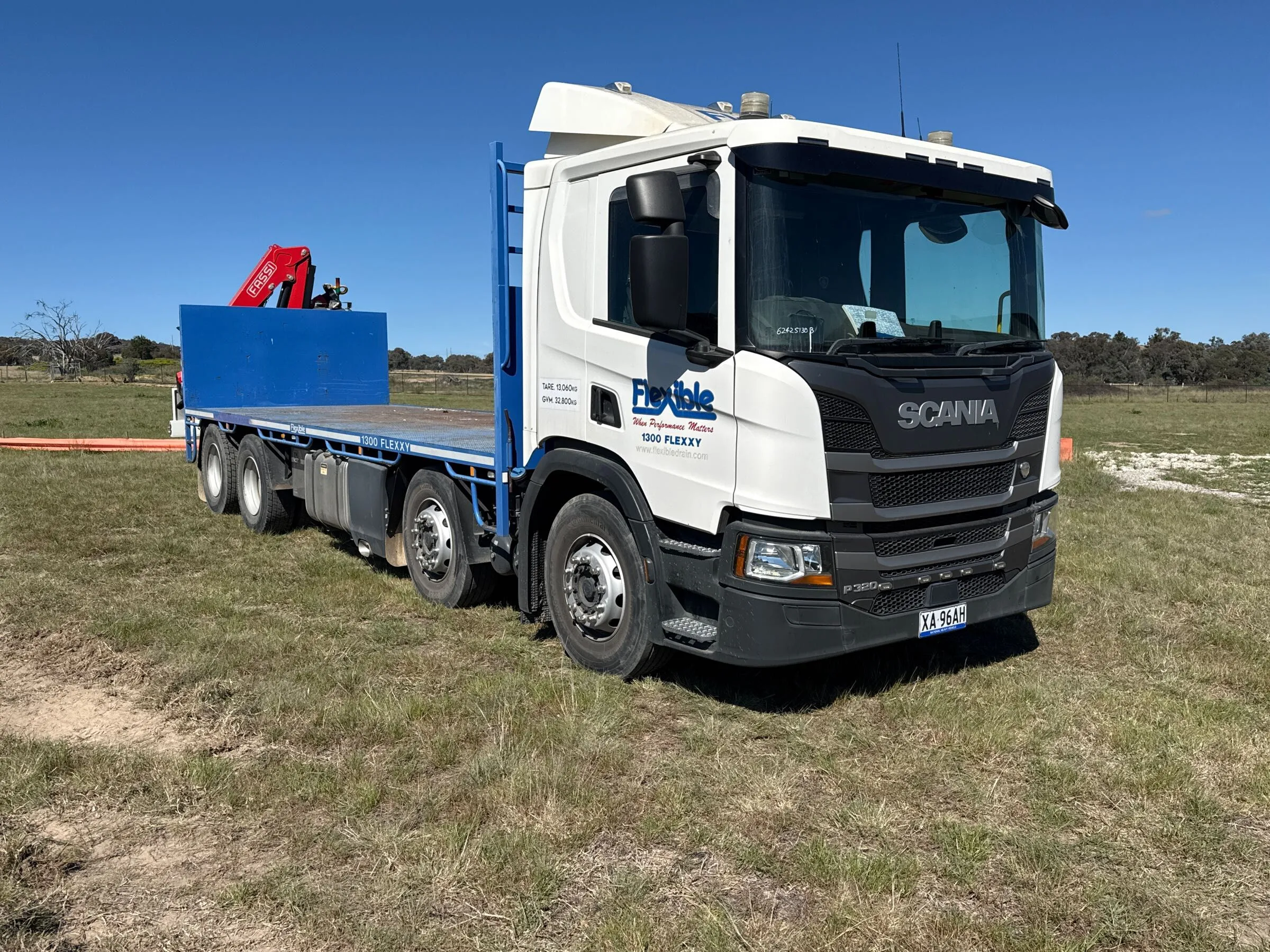 2020 Scania P320 Table Top Crane Day Cab