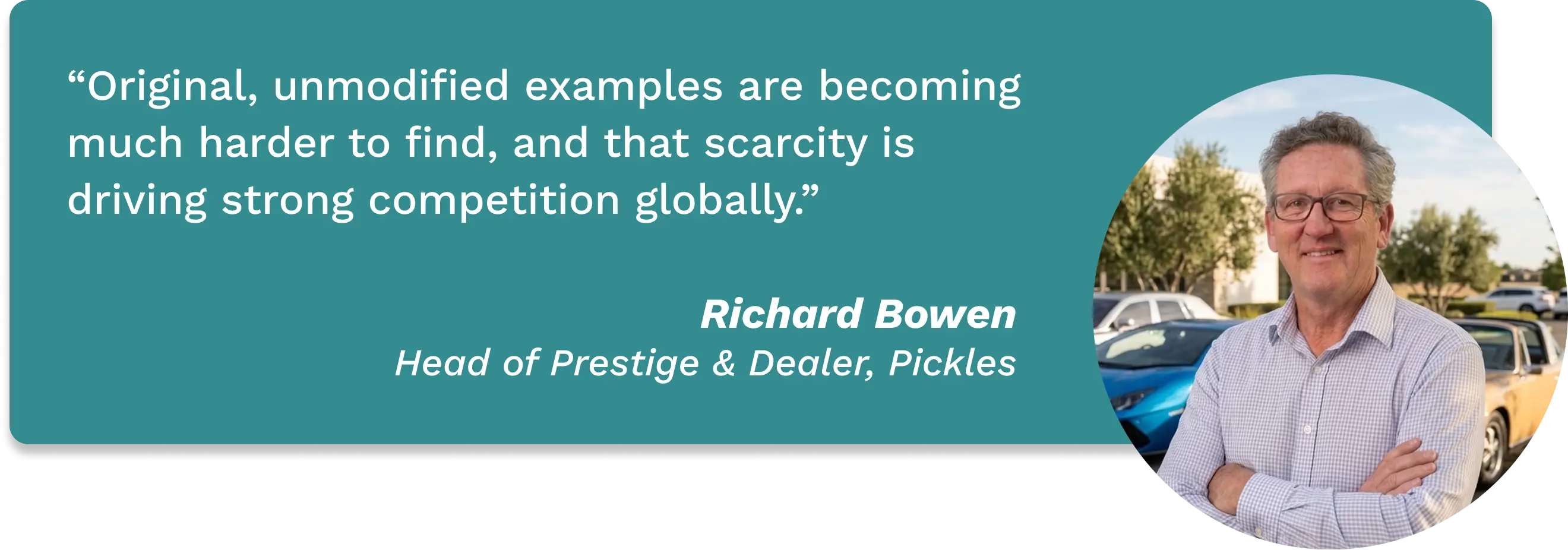 A quote from Richard Bowen
