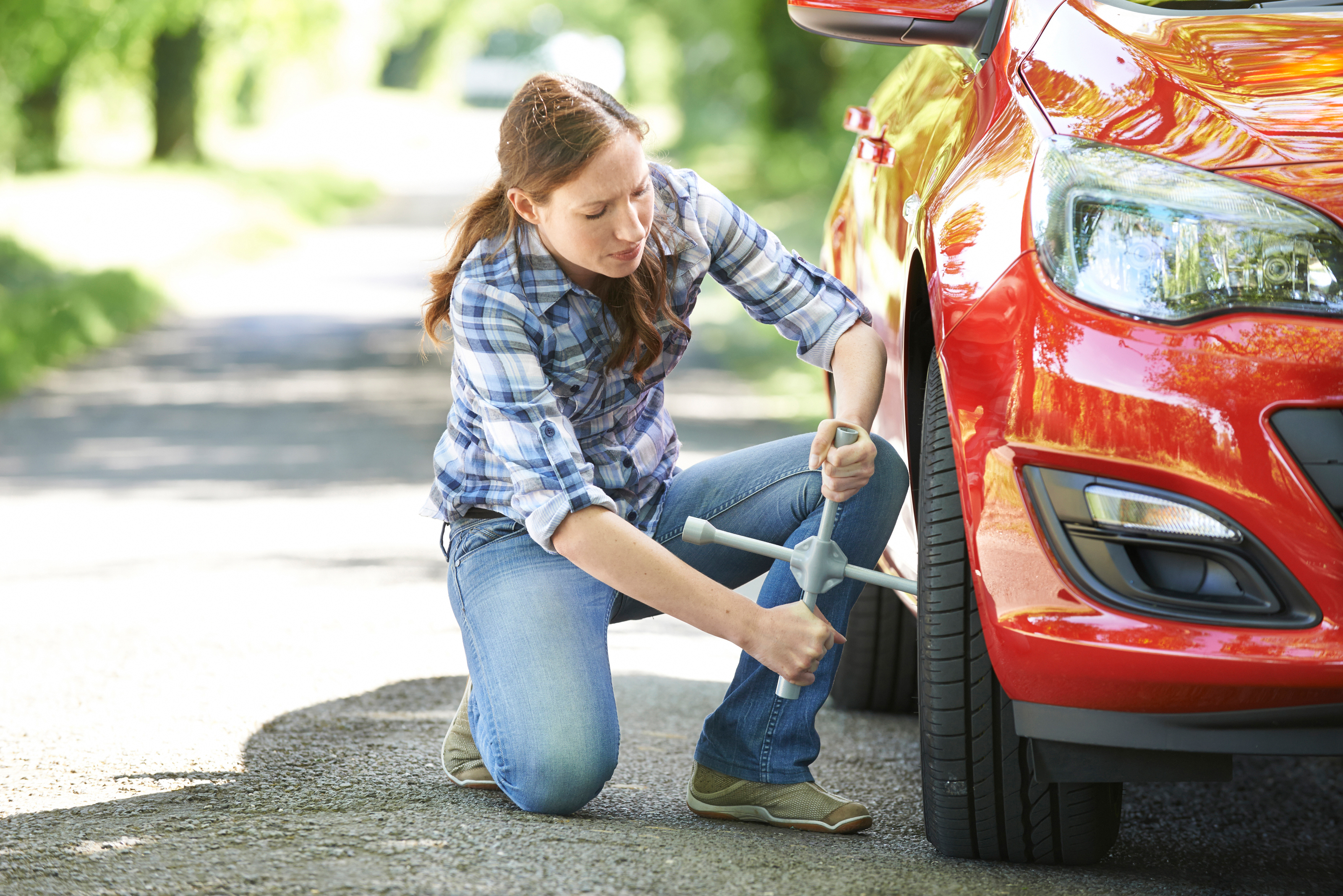 How to change a flat tyre