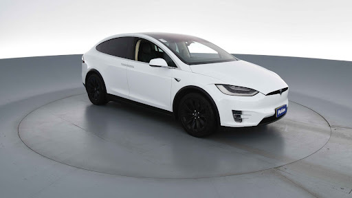 White Tesla model y