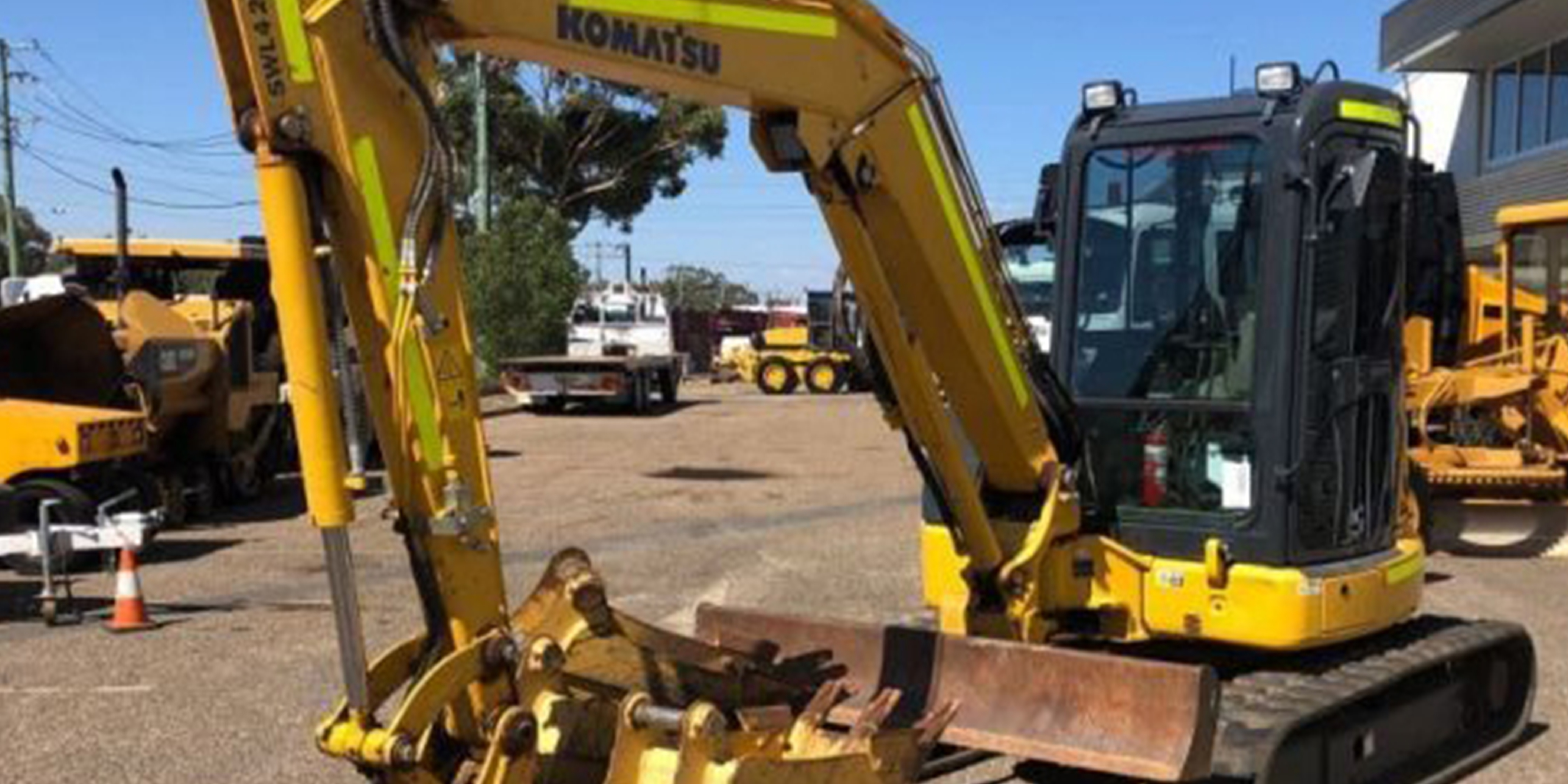 Komatsu excavator