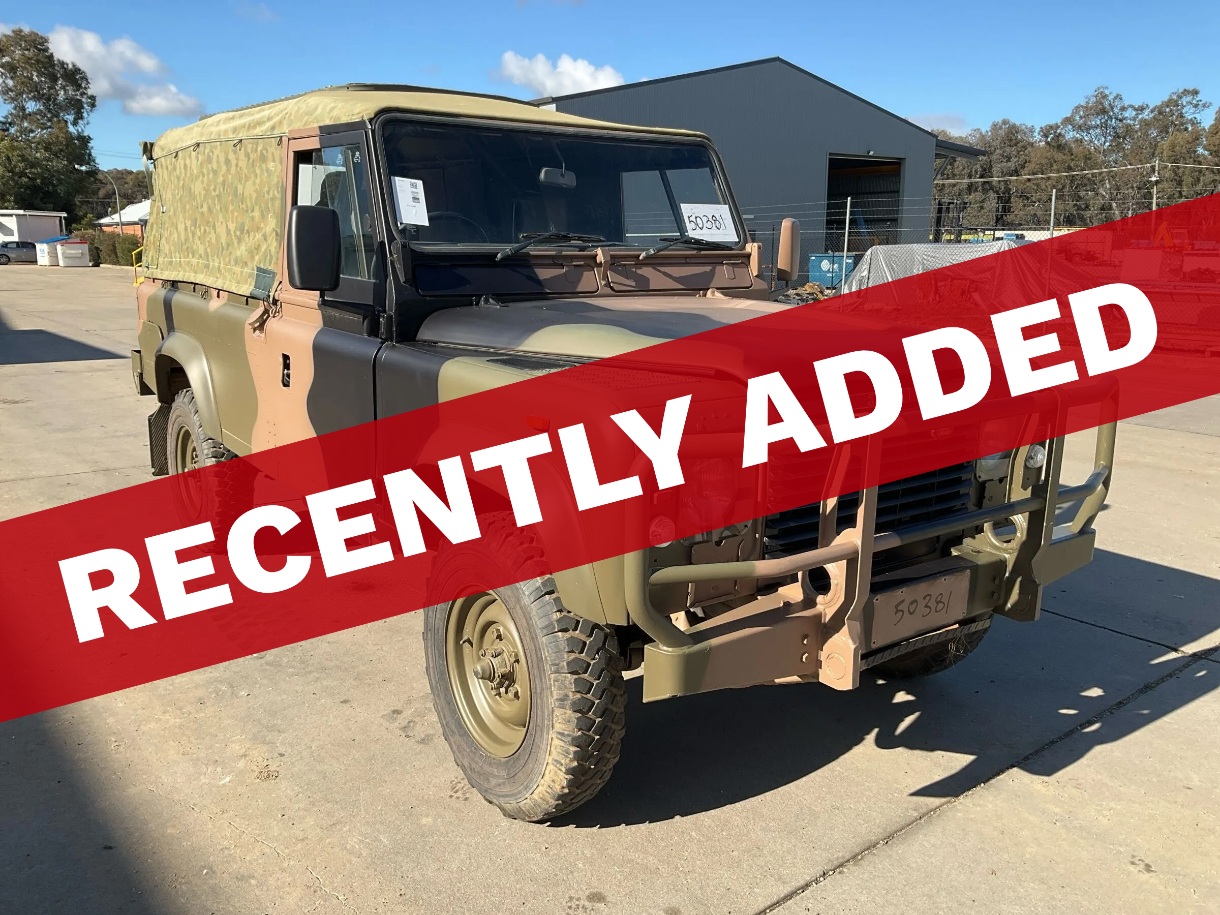 Unreserved Defence Auction