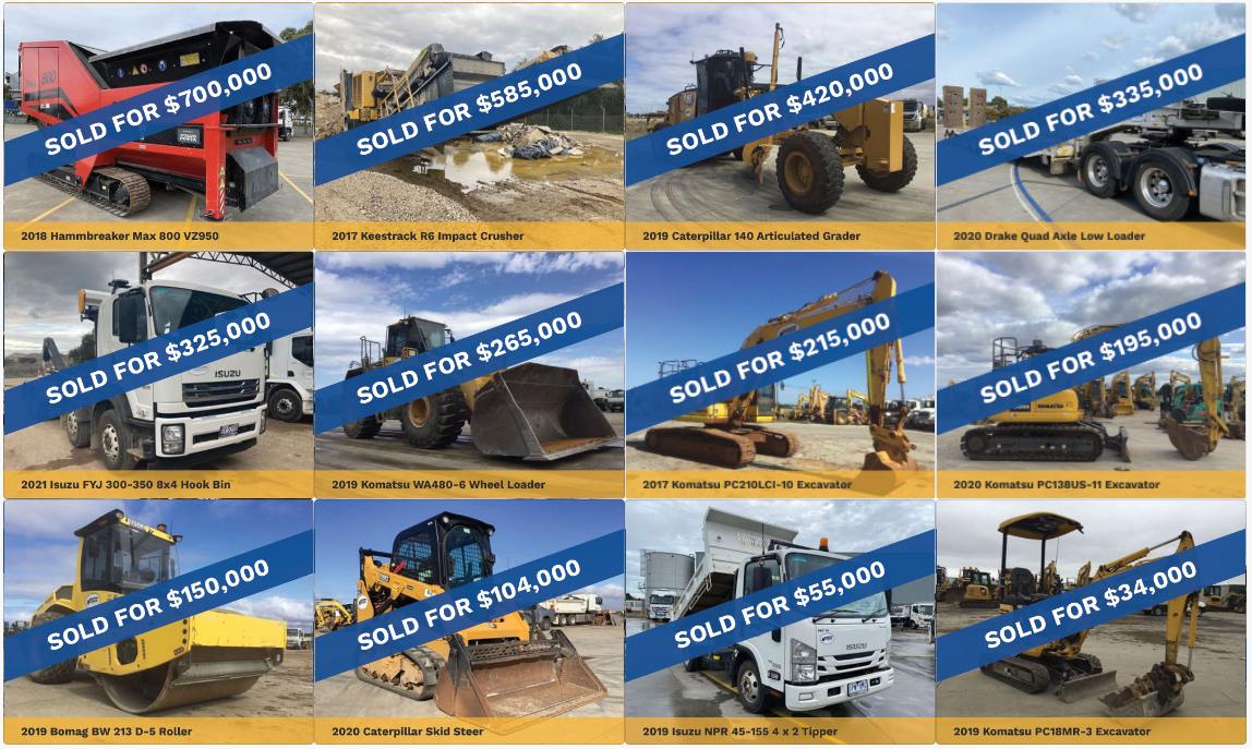 Sold assets