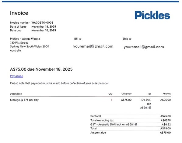FAQ Invoice