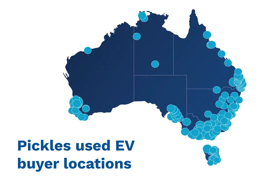 Pickles used EV buyer locations across Australia – FY26