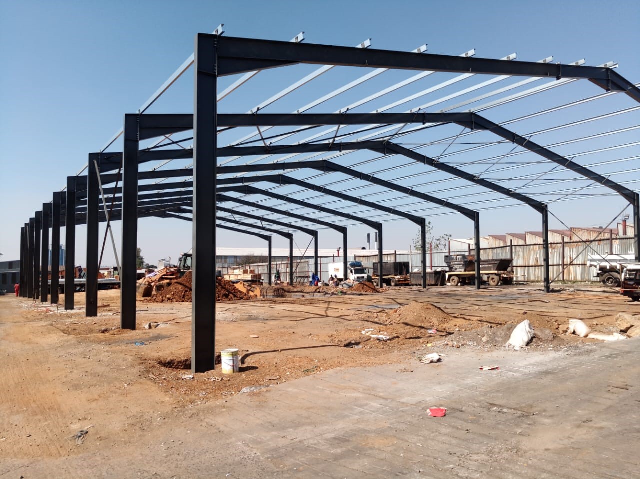 Steel shed